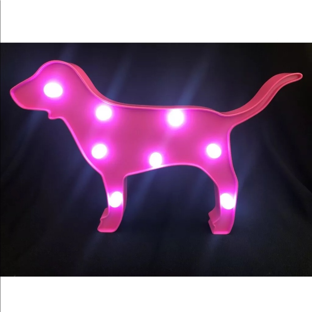 Victoria's Secret PINK Dog Marquee Lights NEW - Picture 5 of 8
